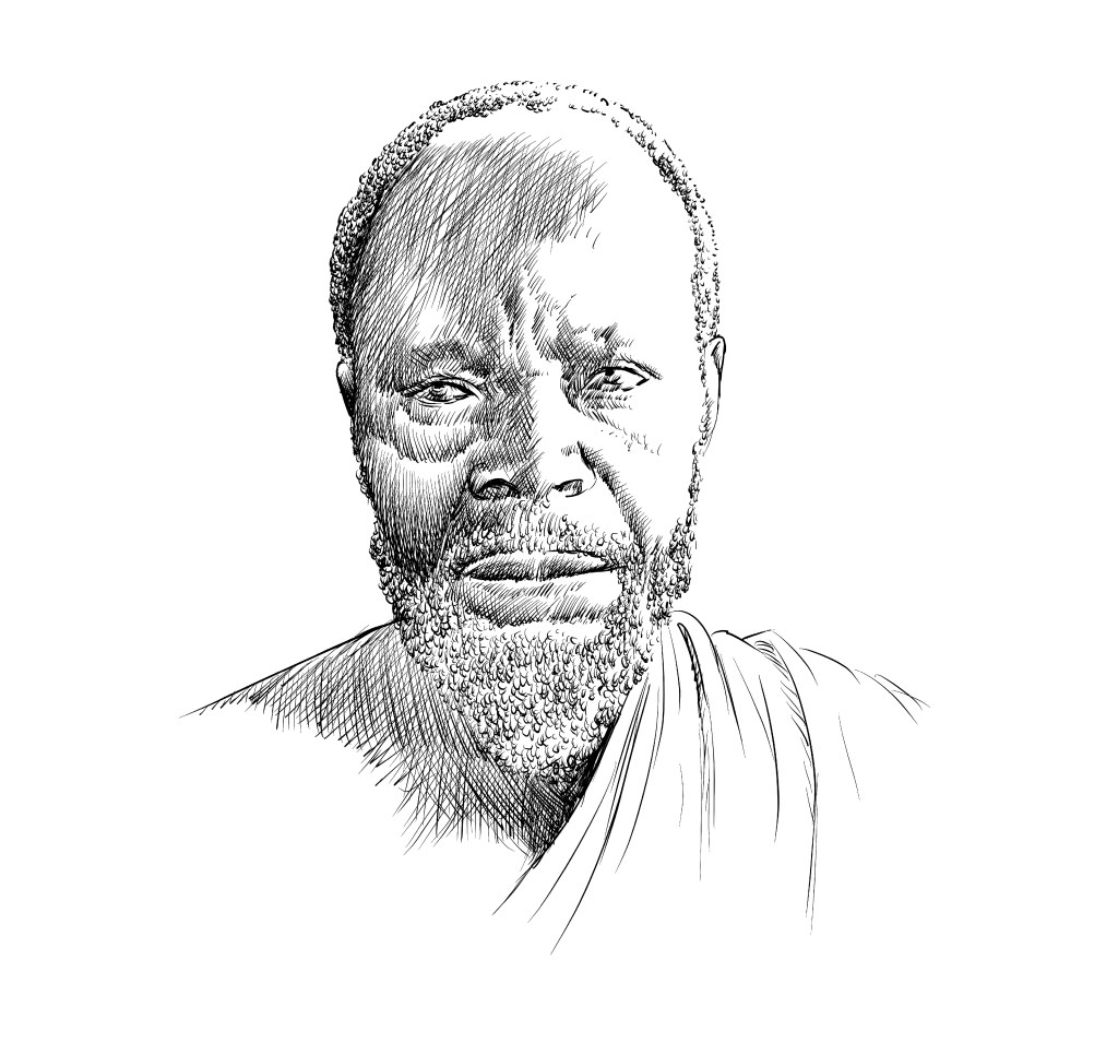 Zeichnung Songea Mbano